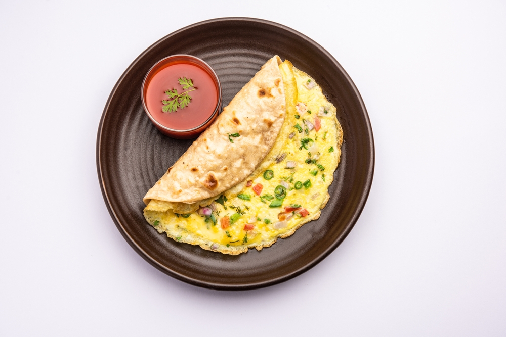 Omelette Paratha